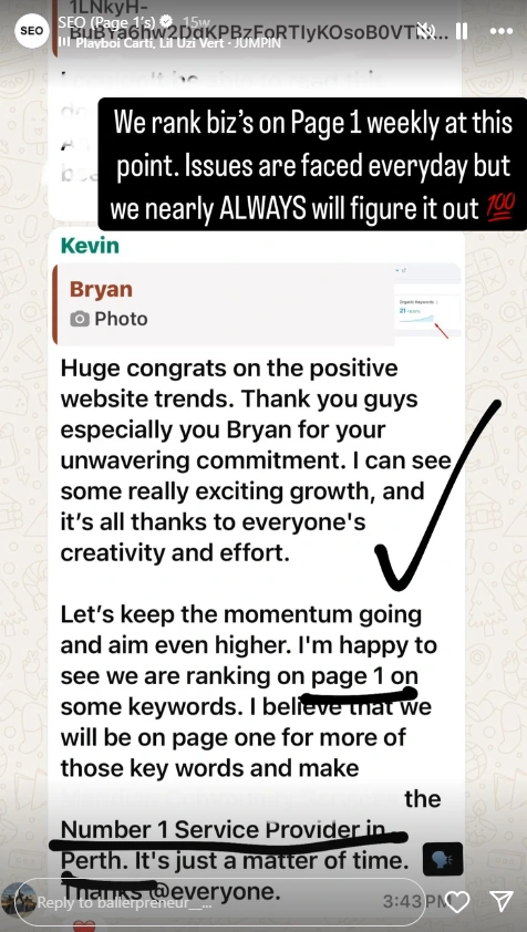 Meridian SEO Result